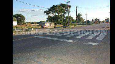 El puente de la ruta Nº8/Nº 188 y calle Mazzei quedó liberado el lunes a la noche. LA OPINIÓN