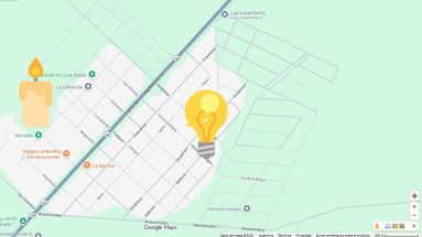 En el barrio Luar Kayad de la ruta hacia el Este están sin luz y en el sector Oeste tienen servicio eléctrico sin interrupciones.