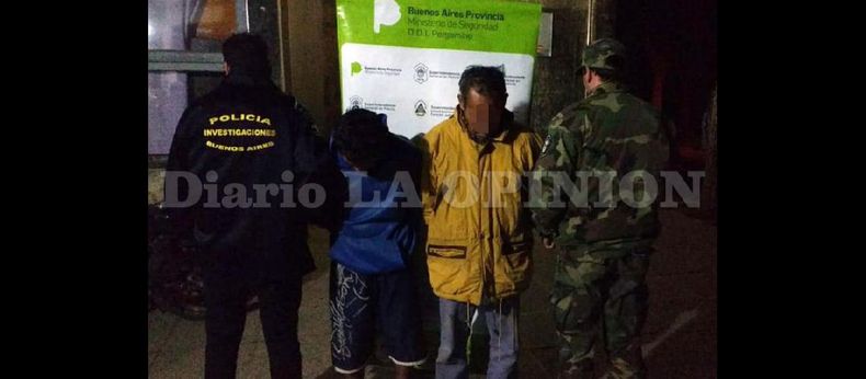 Las detenciones fueron llevadas a cabo por la DDI local junto a efectivos del Comando de Patrulla Rural y del Destacamento La Violeta, (LA OPINION)