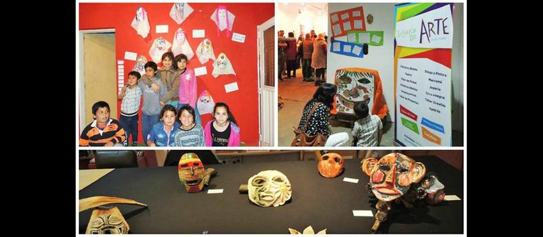 Participan de la muestra diez talleres que se dictan en el Centro Cultural Galpón del Arte del barrio Kennedy. (FACEBOOK: REGISTRARTE)