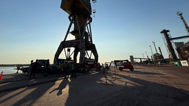 Concluyó la última etapa de la puesta en valor de la grúa Ganz, una pieza histórica que forma parte de la identidad del Puerto San Nicolás. Concluyó la última etapa de la puesta en valor de la grúa Ganz, una pieza histórica que forma parte de la identidad del Puerto San Nicolás.