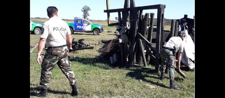 La Policía Rural realiza una efectiva tarea, atendiendo la amplia superficie que cubre y los escasos móviles con que cuenta.  (LA VERDAD JUNIN)