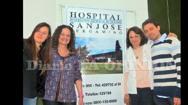 Melisa Sánchez, María Syzman, Susana Guerrero y Mariano Aguirre.  (LA OPINION)