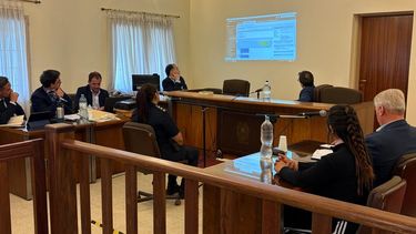 El juez Ignacio Uthurry sostuvo los argumentos de la sentencia por los planteos de la defensa de la mujer. El juez Ignacio Uthurry sostuvo los argumentos de la sentencia por los planteos de la defensa de la mujer.