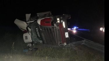 El vehículo sufrió importantes daños. El vehículo sufrió importantes daños.