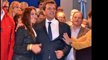 Marita volverá a estar con Sergio Massa, esta vez en La Rural. (LA OPINION)