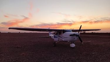 El GPS de la avioneta dejó registrada una geolocalización en un campo de Arroyo del Medio. El GPS de la avioneta dejó registrada una geolocalización en un campo de Arroyo del Medio.
