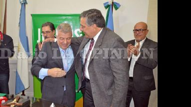 Carlos Laguía se mostró dispuesto a colaborar desde su lugar. (LA OPINION)