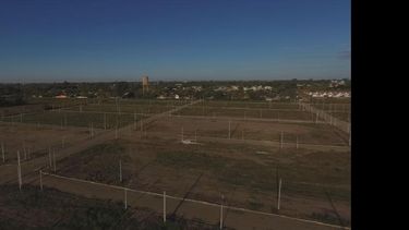 Los trabajos están siendo realizados sobre los terrenos que tiene el Procrear. (LA OPINION)