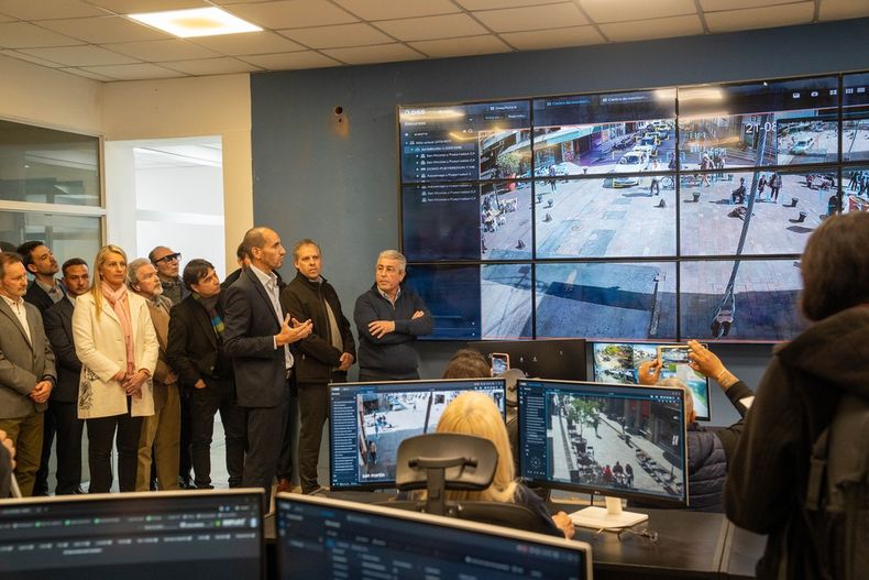 La presentación de la nueva tecnología que suma eficiencia al Centro de Monitoreo.