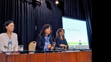 Ortiz presentó los alcances del plan junto a referentes de Maternidad e Infancia. (MINISTERIO DE SALUD)