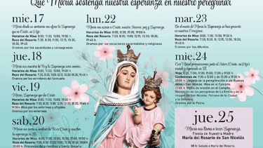 Comenzó la Novena de la Virgen de San Nicolas con misas y ceremonias hasta su dia 25 de Septiembre Comenzó la Novena de la Virgen de San Nicolas con misas y ceremonias hasta su dia 25 de Septiembre