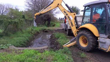 continuan en pergamino los trabajos de hidraulica que son preventivos contra inundaciones continuan en pergamino los trabajos de hidraulica que son preventivos contra inundaciones