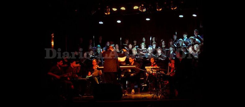 Imagen del Coro Polifónico. Como cierre los elencos interpretarán juntos la popular canción austríaca Noche de Paz. (ESTEBAN BIANCO)