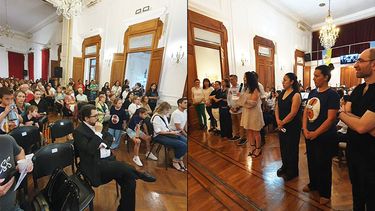 La velada reunió en el Concejo Deliberante a la comunidad en torno al arte, la música y la celebración colectiva. La velada reunió en el Concejo Deliberante a la comunidad en torno al arte, la música y la celebración colectiva.