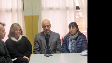 Autoridades de las instituciones que organizaron la iniciativa durante su lanzamiento. (LA OPINION)