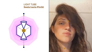 La artista visual Sonia Pirchi participa con su obra Light Tube. La artista visual Sonia Pirchi participa con su obra Light Tube.