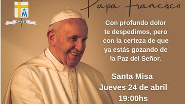 Monseñor Hugo Santiago presidirá la misa para despedir al Papa Francisco. Monseñor Hugo Santiago presidirá la misa para despedir al Papa Francisco.