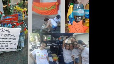La colecta se organizó con buena respuesta por parte de la comunidad. Los propios payamédicos organizan las donaciones y las acercan a los damnificados. (LA OPINION)