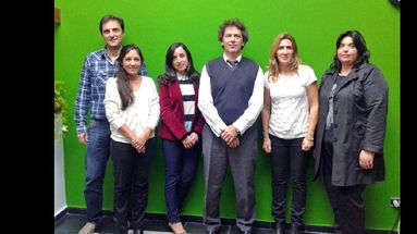 Algunos de los miembros del Instituto que quincenalmente se reúnen en el Colegio de Abogados de Rivadavia al 300. (COLEGIO DE ABOGADOS)