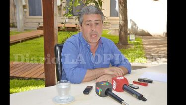 Javier Martínez hizo su primer balance en la gestión municipal. (LA OPINION)