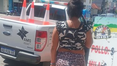 La joven de 24 años fue demorada tras protagonizar incidentes en la zona céntrica. La joven de 24 años fue demorada tras protagonizar incidentes en la zona céntrica.