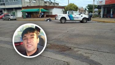 El joven murió por los letales traumatismos sufridos al chocar en moto contra un camión. El joven murió por los letales traumatismos sufridos al chocar en moto contra un camión.