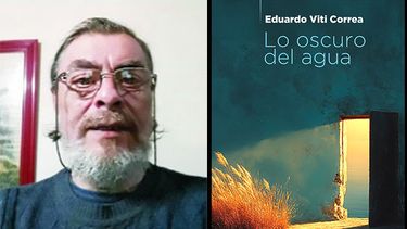 Eduardo Viti Correa, autor de Lo oscuro del agua. Eduardo Viti Correa, autor de Lo oscuro del agua.