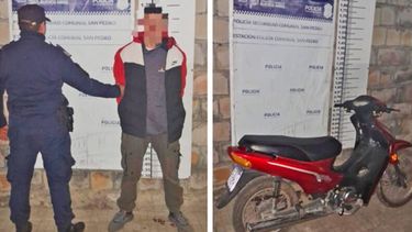 San Pedro: Aprehendieron a un hombre que robó una moto en la cochera de Coopser San Pedro: Aprehendieron a un hombre que robó una moto en la cochera de Coopser